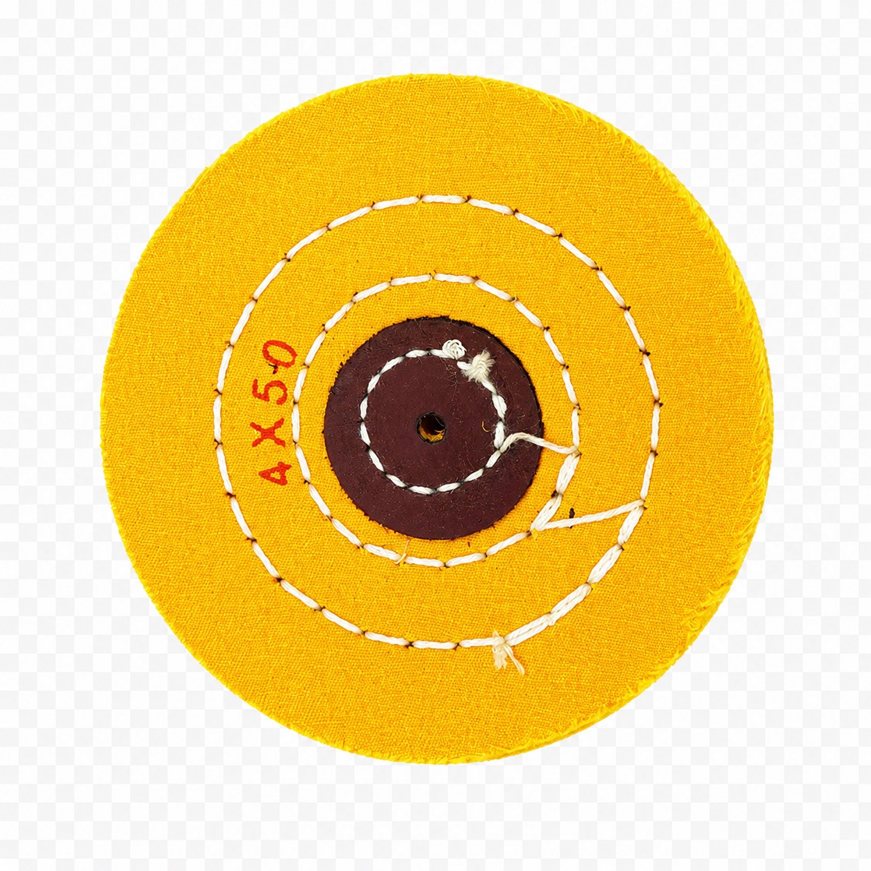 OUV-30/Y4x50 Disco de Polimento de Flanela Amarelo